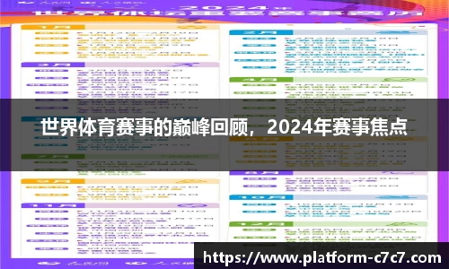 世界体育赛事的巅峰回顾，2024年赛事焦点